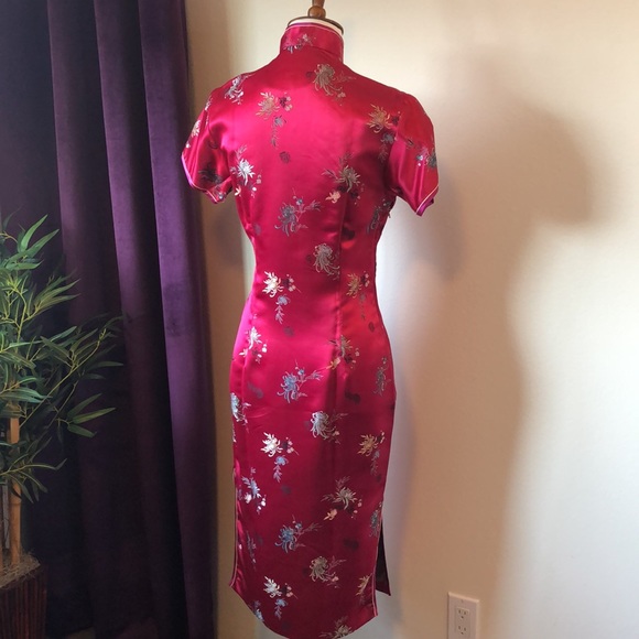 Vintage Chinese Brocade Dress NWT - Picture 5 of 10